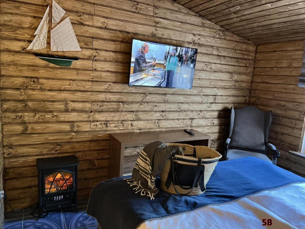 TV a/nebo společenská místnost v ubytování Pensjonat u Babci
