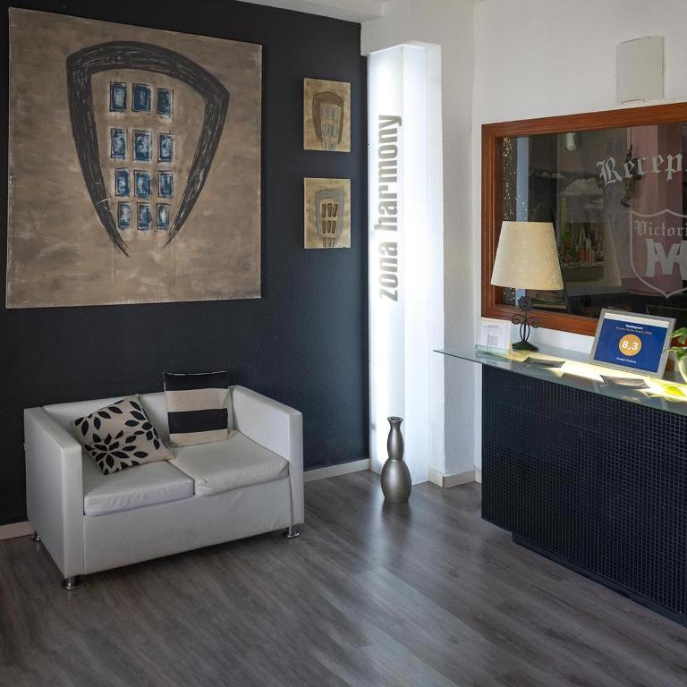 Zona de estar de Hostal Victoria