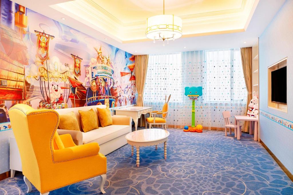 TV a/nebo společenská místnost v ubytování Sheraton Harbin Xiangfang Hotel