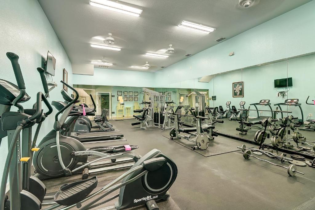 Fitness centrum a/nebo fitness zařízení v ubytování Beach Club 352