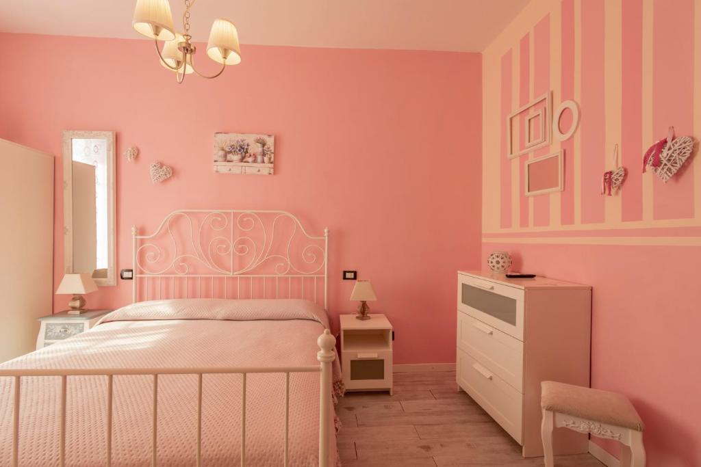 Posteľ alebo postele v izbe v ubytovaní Hotel Albachiara