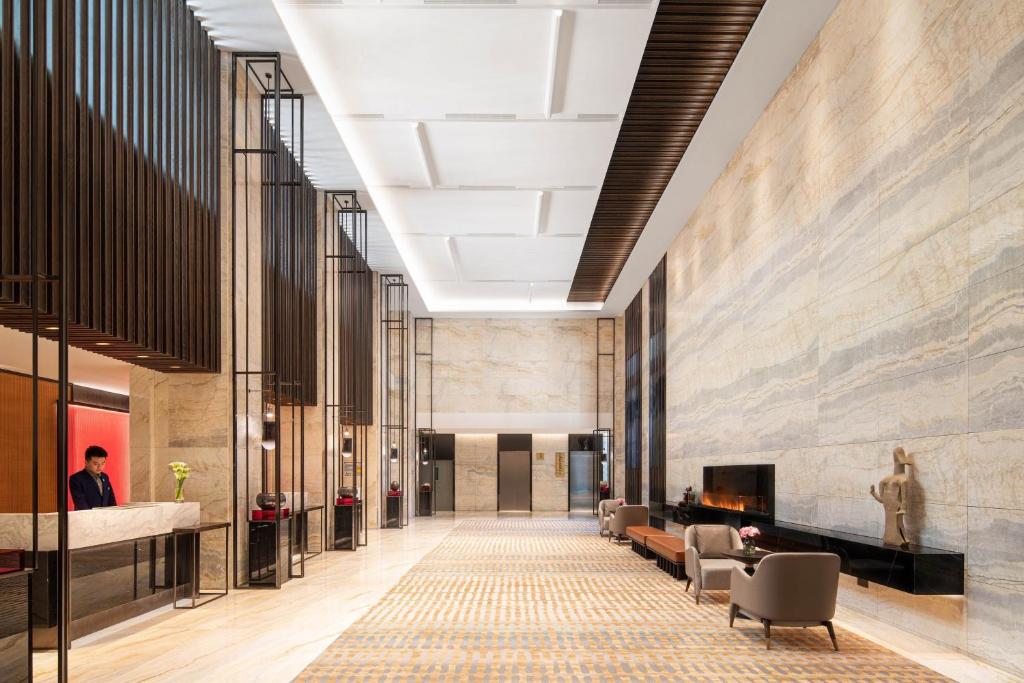 TV o dispositivi per l'intrattenimento presso Four Points by Sheraton Shanghai Jiading