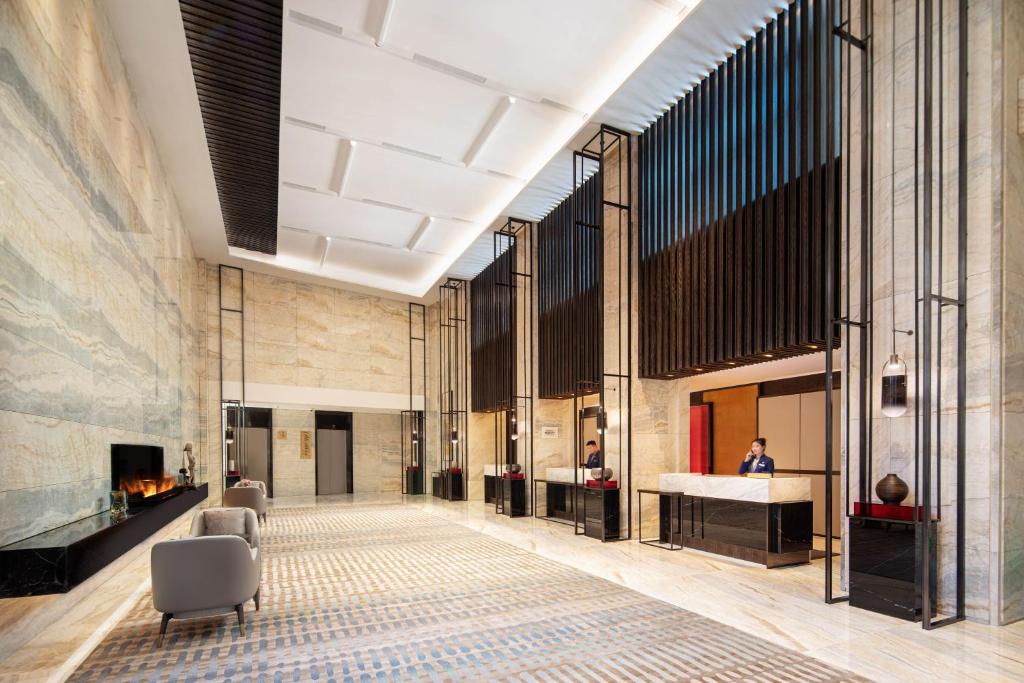 TV o dispositivi per l'intrattenimento presso Four Points by Sheraton Shanghai Jiading