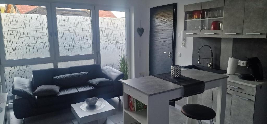 Kuchyň nebo kuchyňský kout v ubytování VivaNatura EifelferienStudio