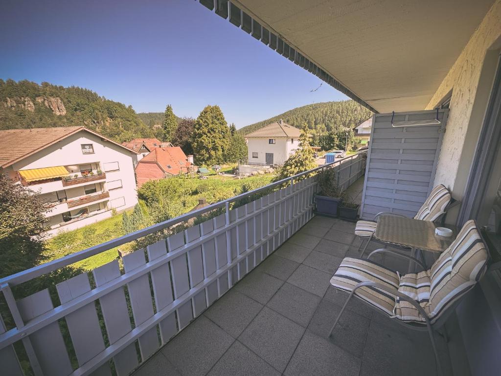 Balkón nebo terasa v ubytování Hotel Sonnenhof Garni