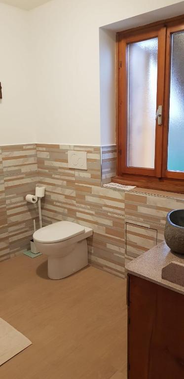 Koupelna v ubytování Antica Corte da Edi