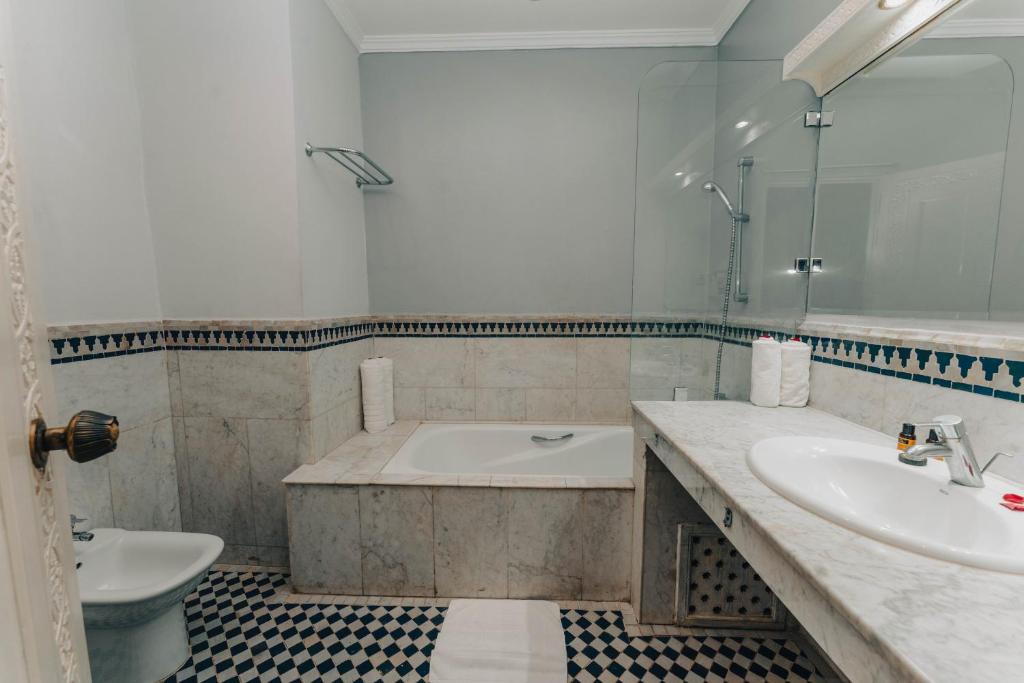 Koupelna v ubytování Palace Jena