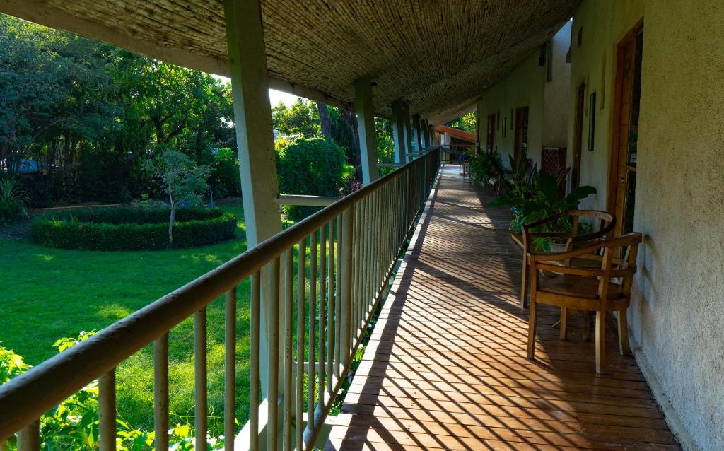 Balkón nebo terasa v ubytování Hotel Sol Sámara