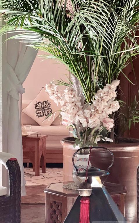 Posezení v ubytování Riad Anais Marrakech