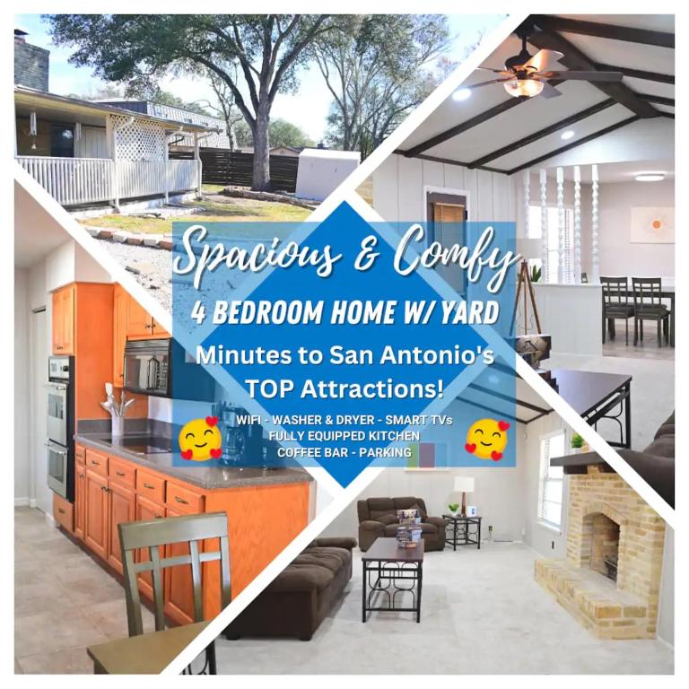 San Antonio Fully Furnished 4BR Perfect for FAMS, Universal City
