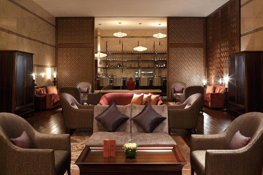 Posezení v ubytování Sheraton Hefei Xinzhan Hotel