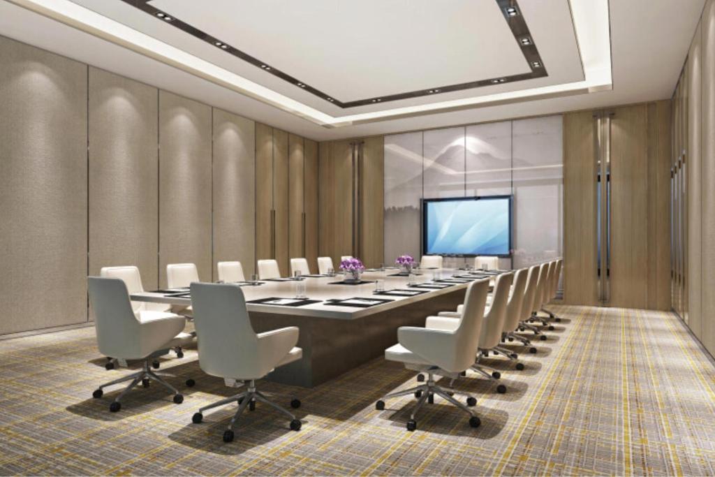 Viðskiptasvæði og/eða fundarherbergi á Four Points by Sheraton Wuhan, Jiangxia