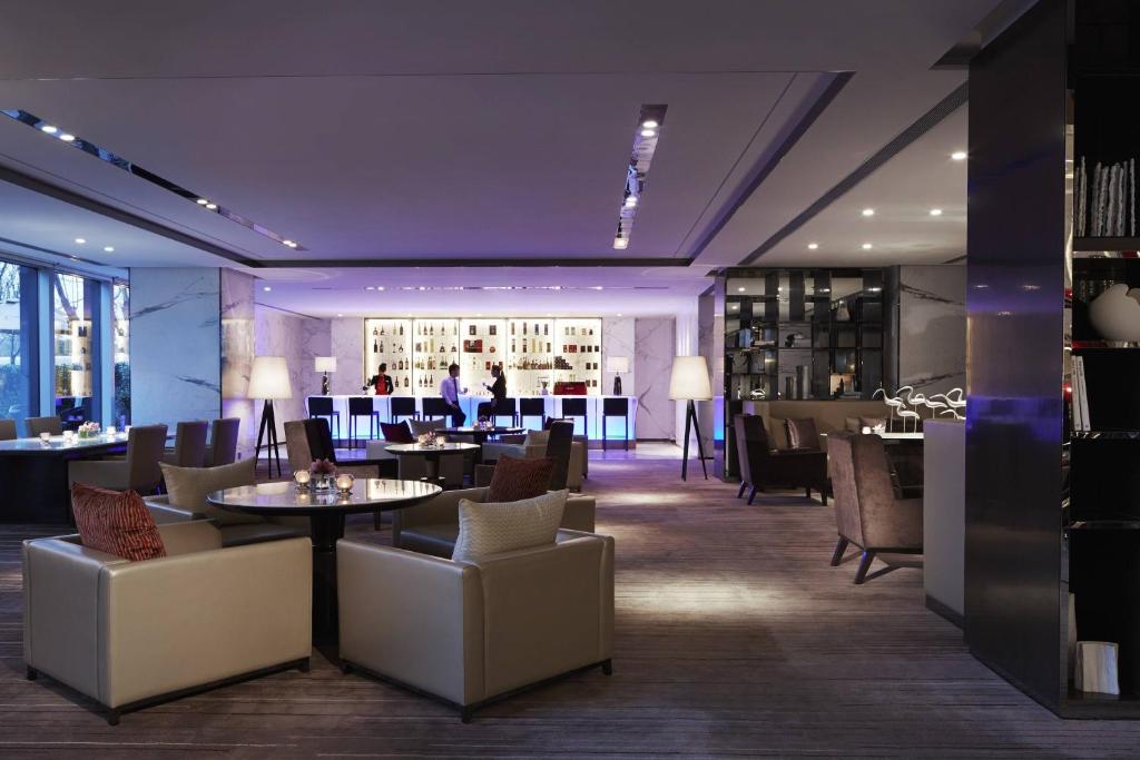 Posezení v ubytování Shanghai Marriott Hotel Parkview