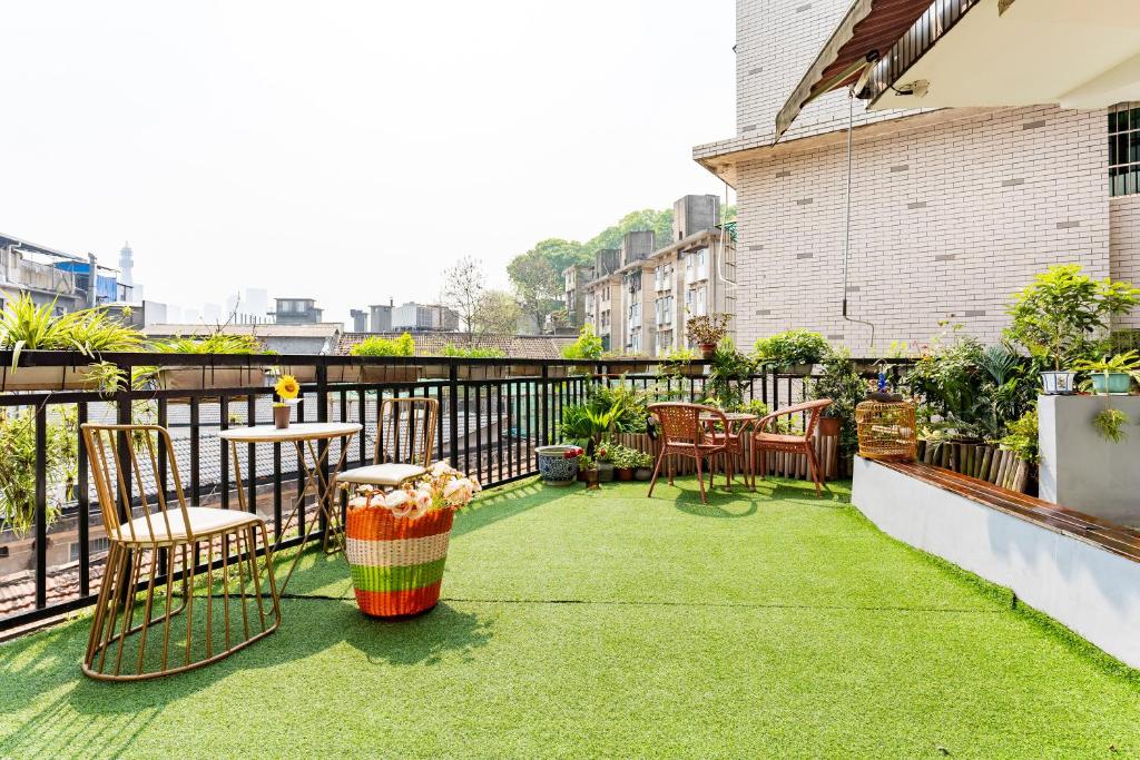 Kebun di luar Changsha Fuxiangyuan International Hostel