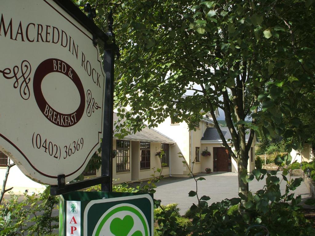 Certifikát, hodnocení, plakát nebo jiný dokument vystavený v ubytování Macreddin Rock Bed & Breakfast