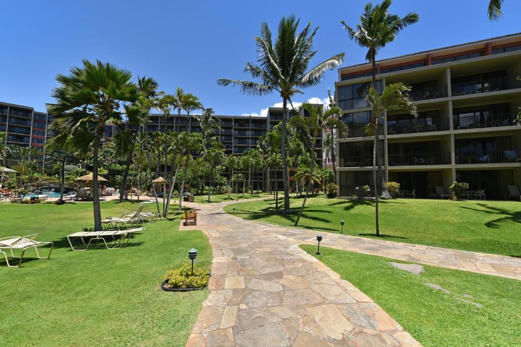 Zahrada ubytování Kaanapali Shores 942