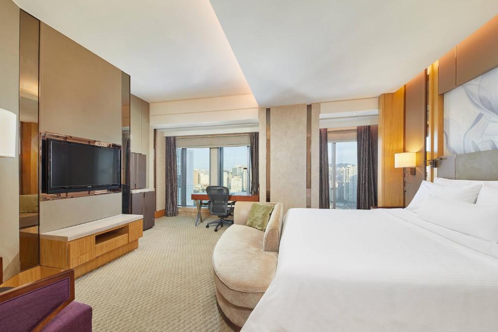 TV a/nebo společenská místnost v ubytování The Westin Xiamen