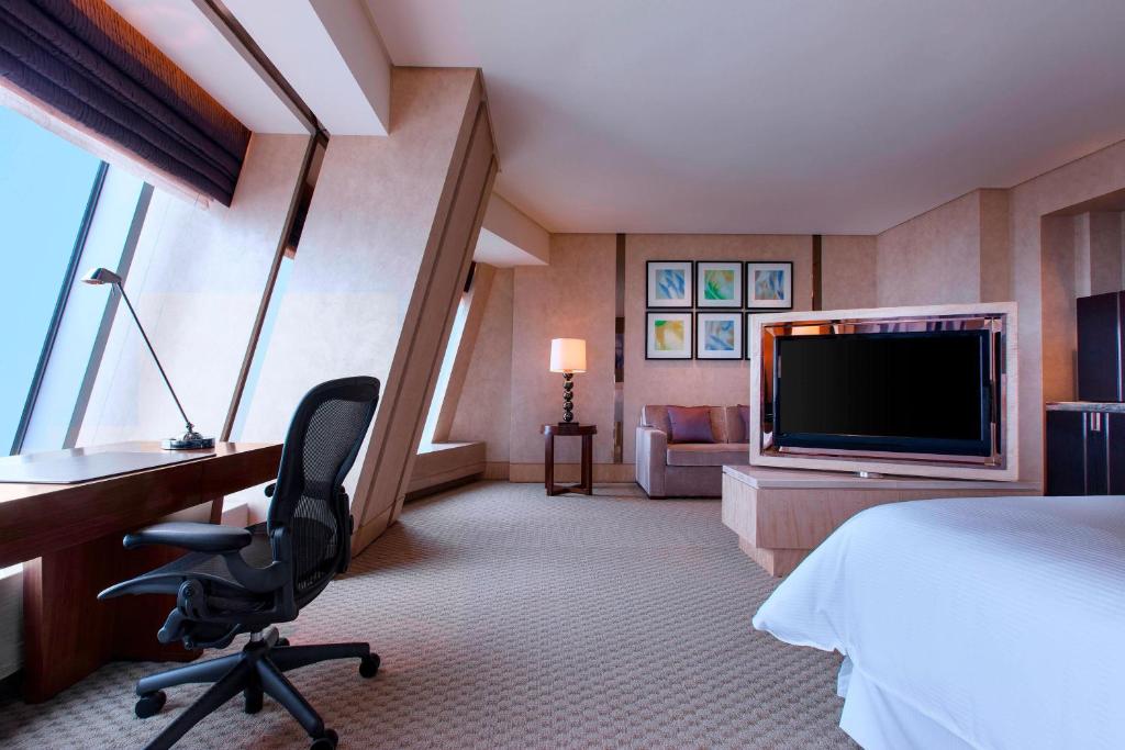 TV a/nebo společenská místnost v ubytování The Westin Xiamen