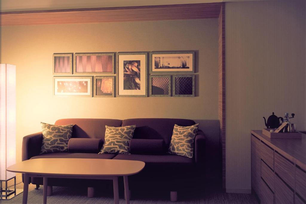 Posezení v ubytování Cross Hotel Sapporo
