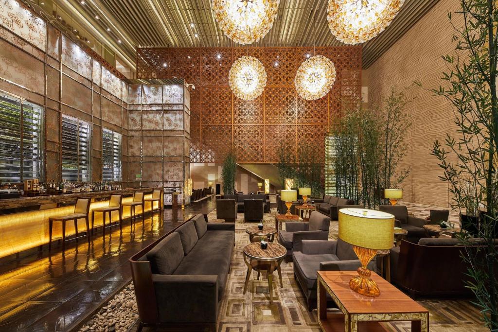 Posezení v ubytování The Westin Tianjin
