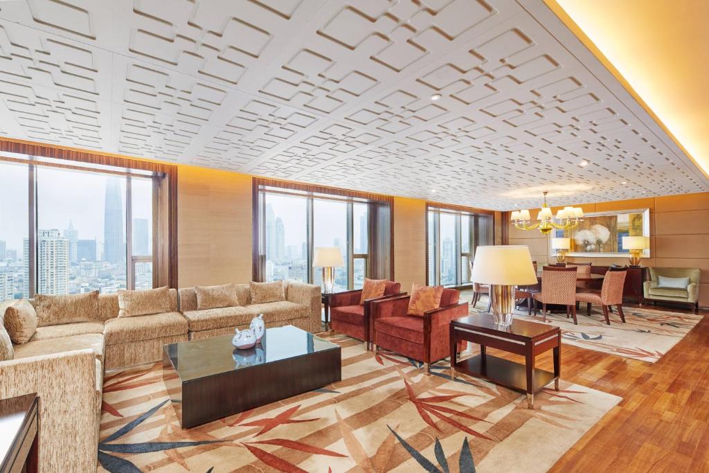 Posezení v ubytování The Westin Tianjin