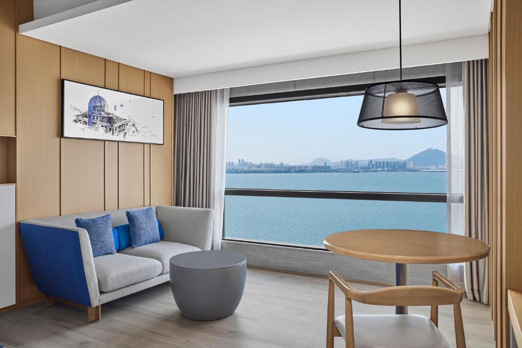 Posezení v ubytování Courtyard by Marriott Xiamen