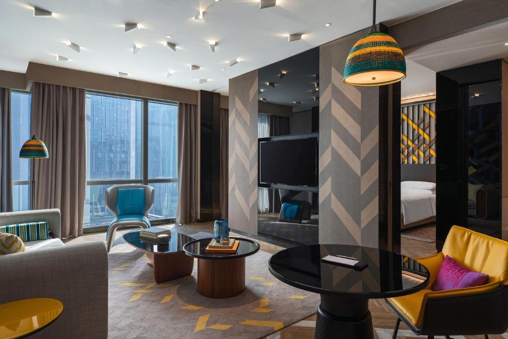 Posezení v ubytování Renaissance Nanning Hotel