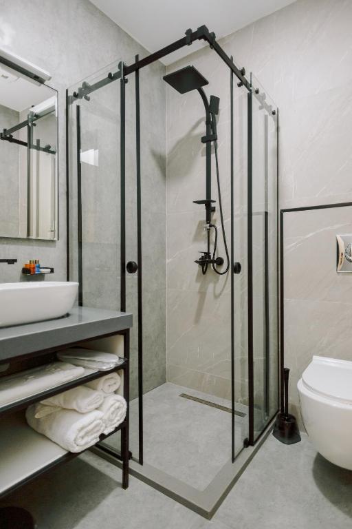 Koupelna v ubytování Bel Mare Boutique Hotel