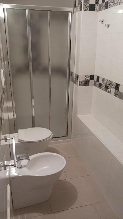 Koupelna v ubytování Nonna Ia B&B