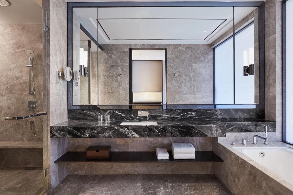 Koupelna v ubytování Sheraton Shanghai Fengxian