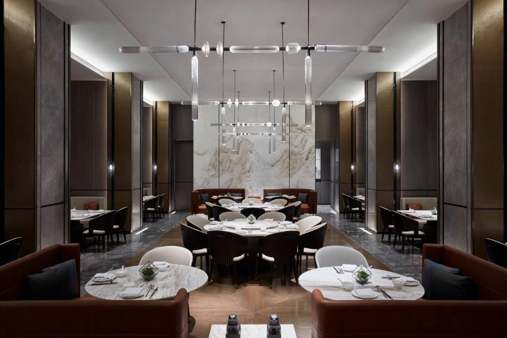 Posezení v ubytování Wuhan Marriott Hotel Optics Valley