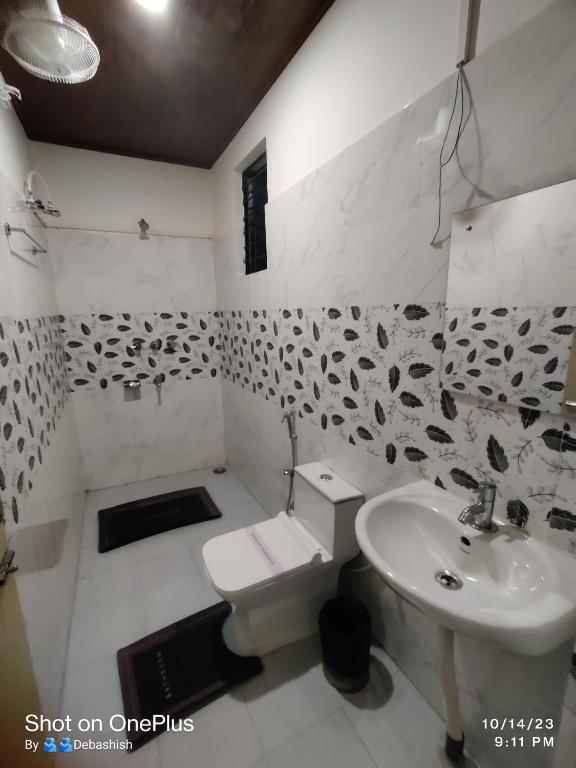 Koupelna v ubytování Hotel Insta 18
