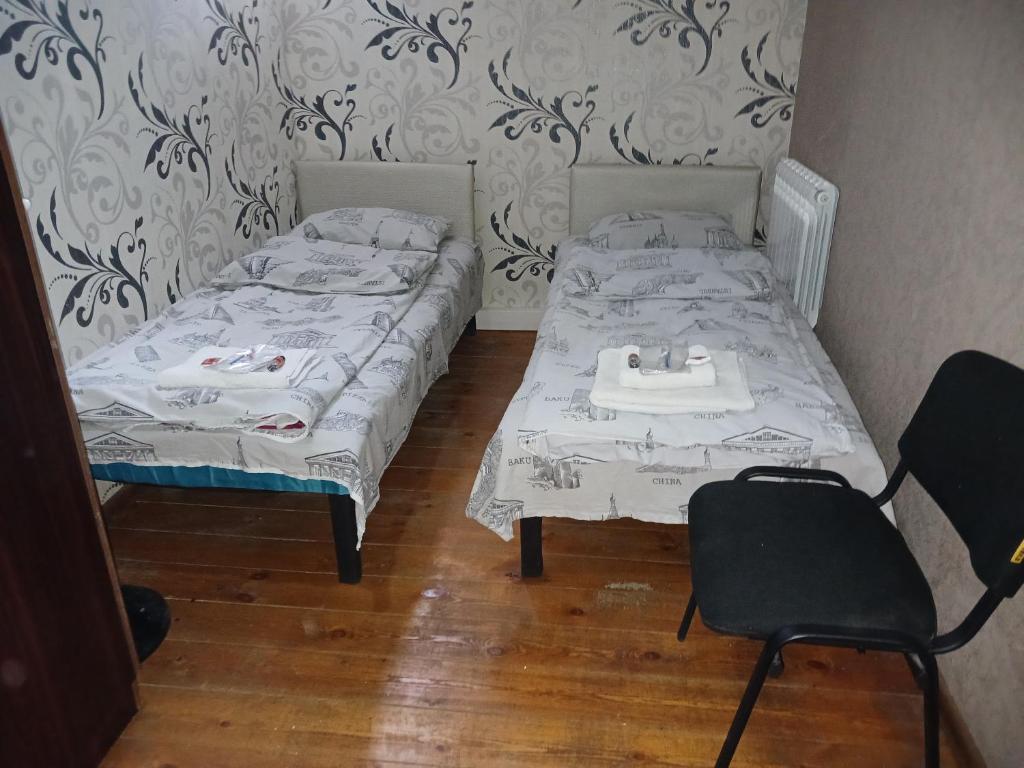 Postel nebo postele na pokoji v ubytování CTH-Baku-Hostel