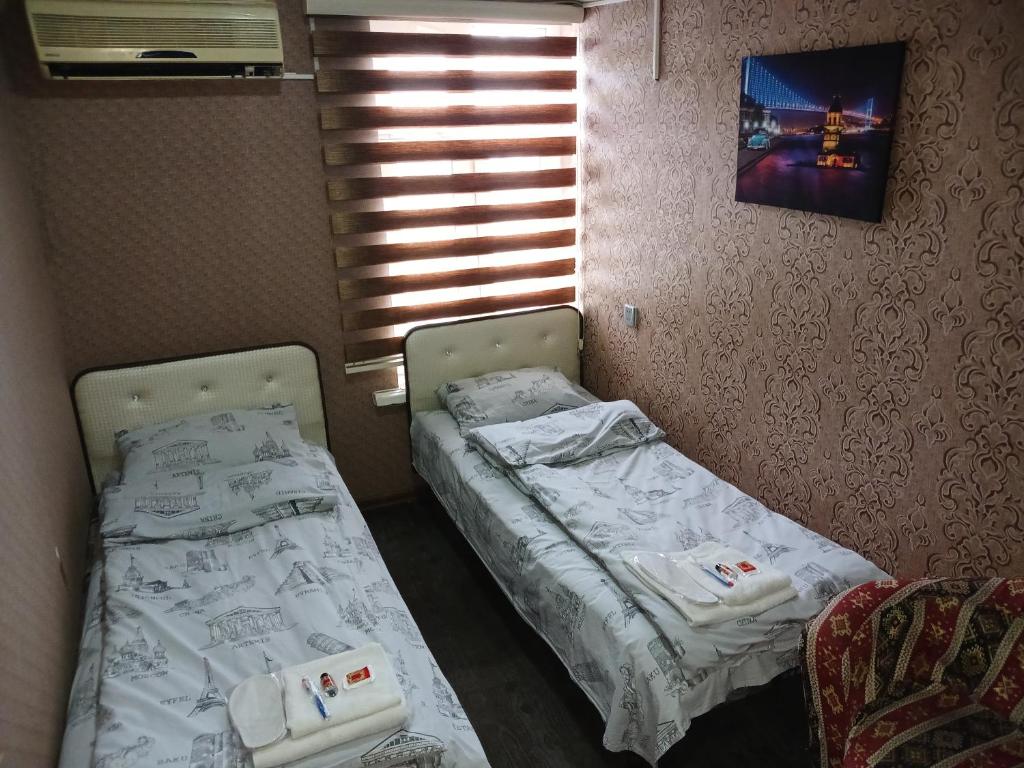 Postel nebo postele na pokoji v ubytování CTH-Baku-Hostel