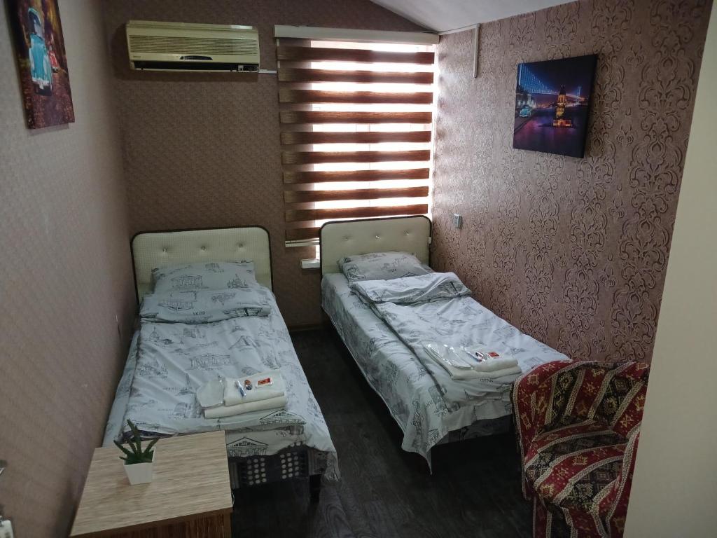 Postel nebo postele na pokoji v ubytování CTH-Baku-Hostel