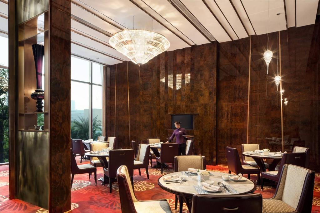 Posezení v ubytování Shunde Marriott Hotel