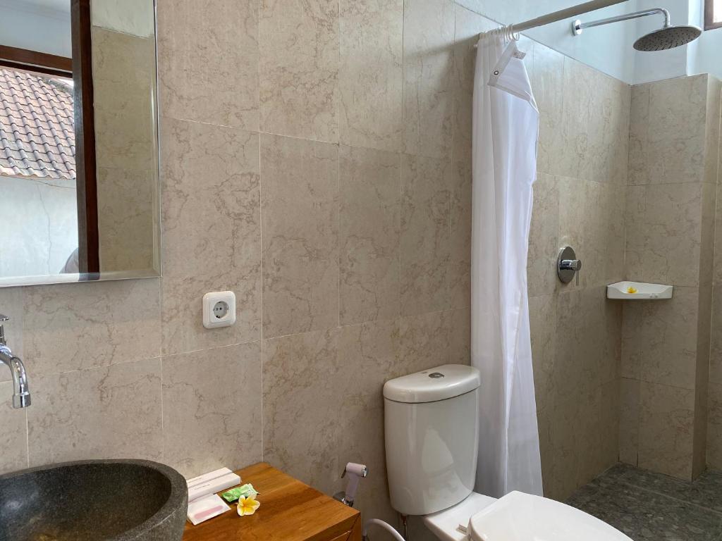 Koupelna v ubytování Penol House