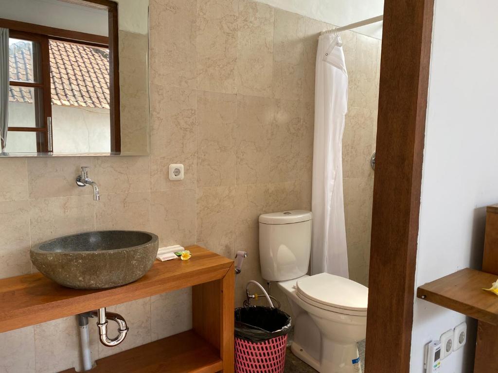 Koupelna v ubytování Penol House