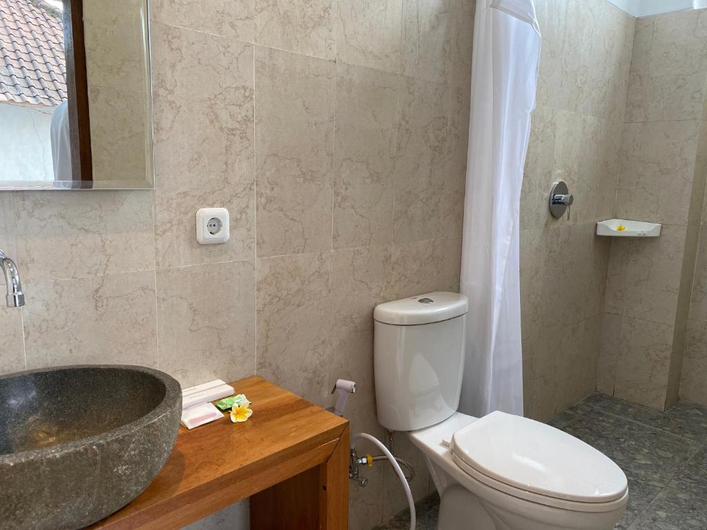 Koupelna v ubytování Penol House