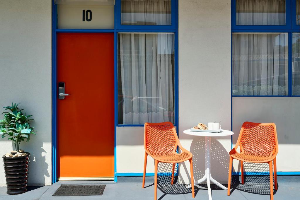 Posezení v ubytování Baileys Parkside Motel by VetroBlu