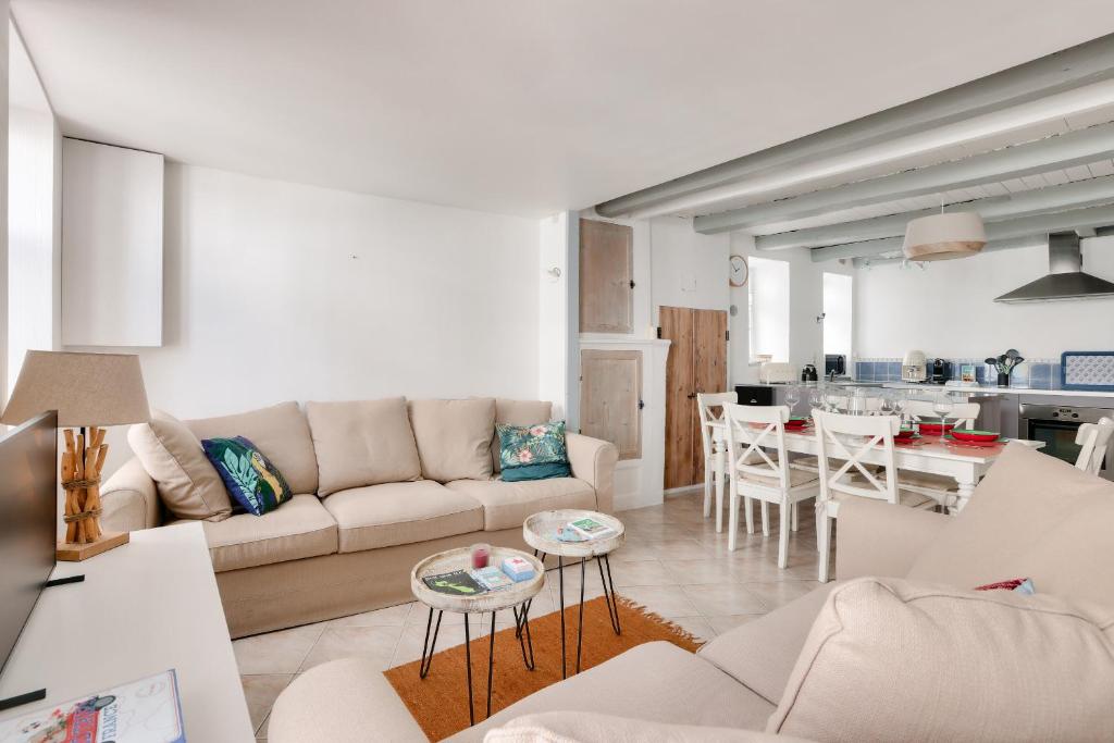 Posezení v ubytování Maison Rétaise pour 6 à La Flotte en Ré