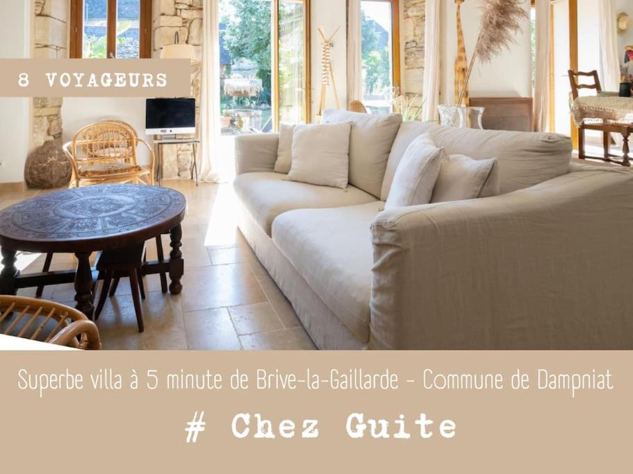 אזור ישיבה ב-#Villa ChezGuite - Atypique - Spacieuse - Lumineuse