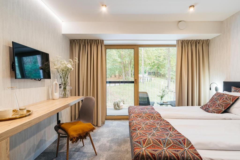 Narusa Leśna Przystań - Wohnung Mit Balkon