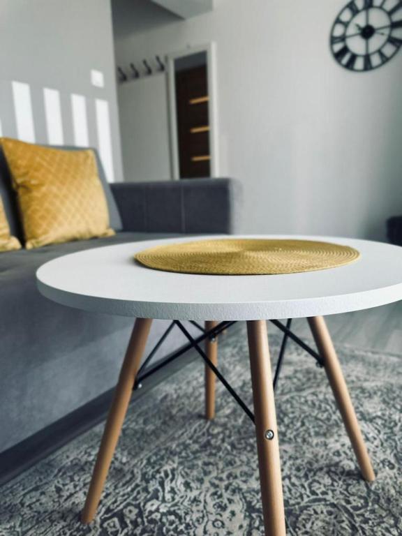 Posezení v ubytování Śpij w Kudowie Apartament i pokoje gościnne