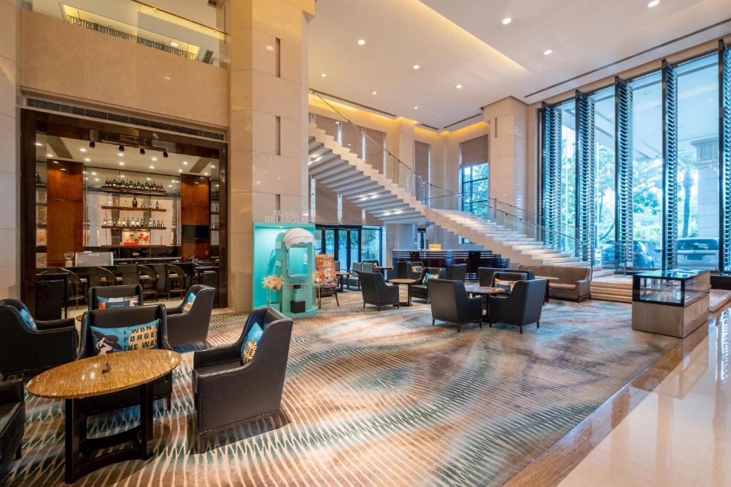 Posezení v ubytování Sheraton Zhongshan Hotel