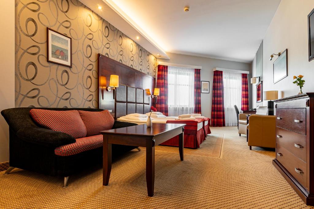 Posezení v ubytování Hotel Galicja Superior Wellness & Spa
