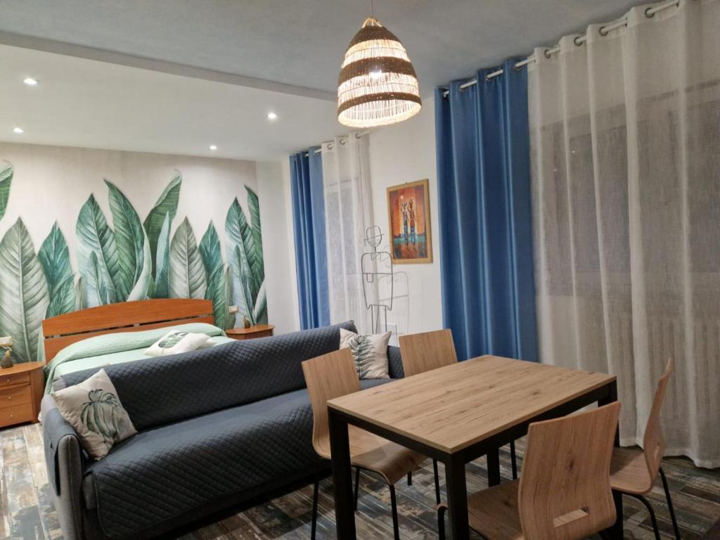 Posezení v ubytování Casa Marx