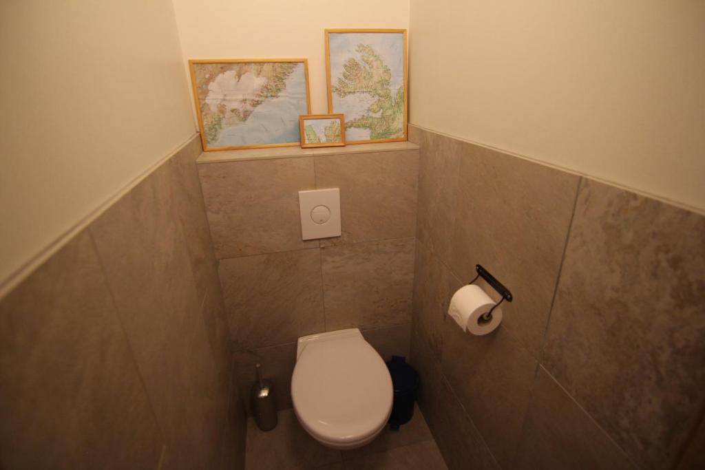 Koupelna v ubytování CJA Guesthouse