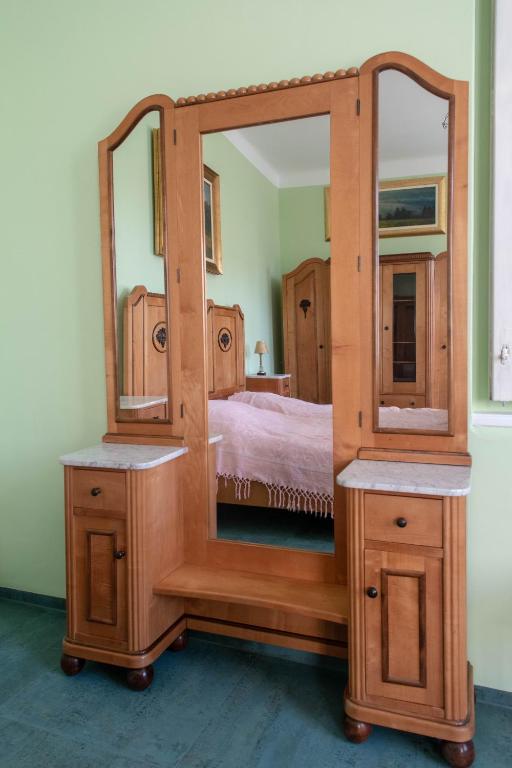 Postel nebo postele na pokoji v ubytování Vila Jasna