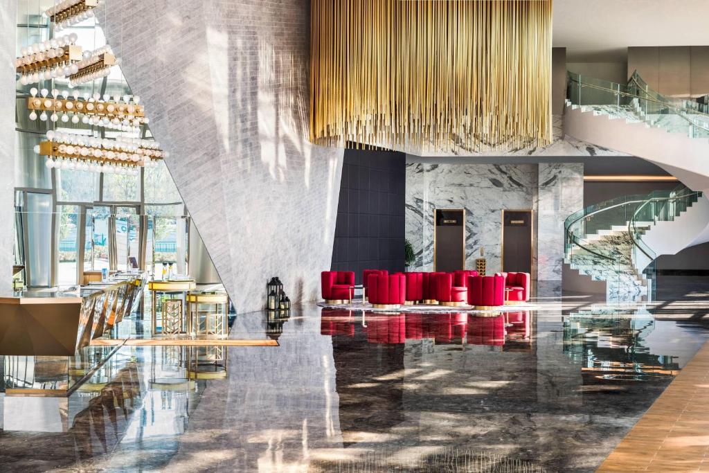 Posezení v ubytování Le Meridien Shanghai Hongqiao,Minhang